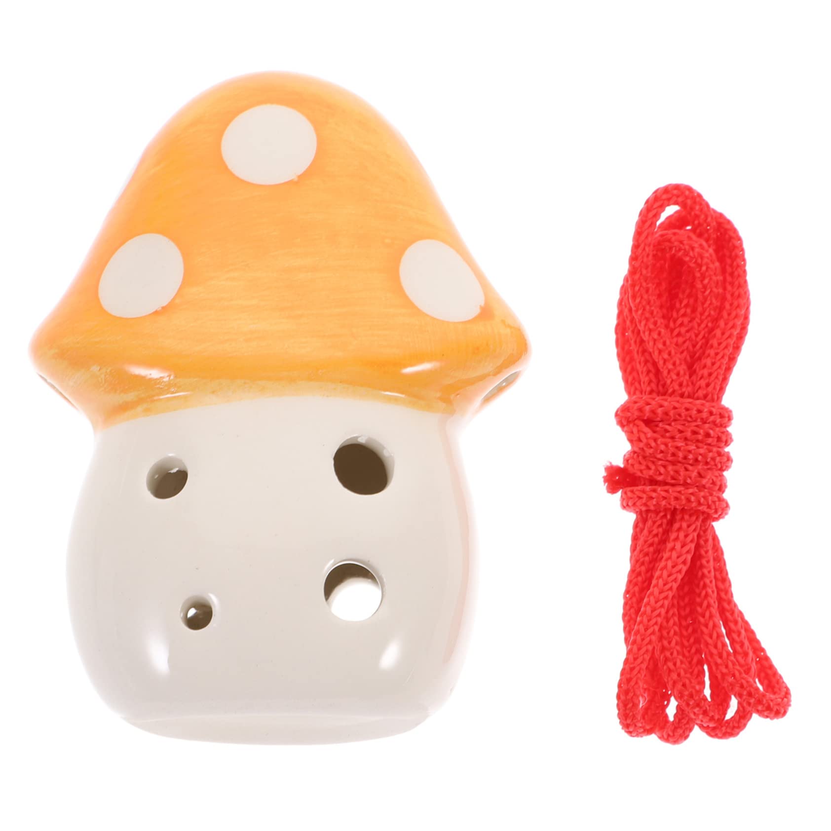 Holibanna Mushroom Ocarina Wind Instrument for Beginners Playable for Unique Design Sized for Hands Creative Music Plaything