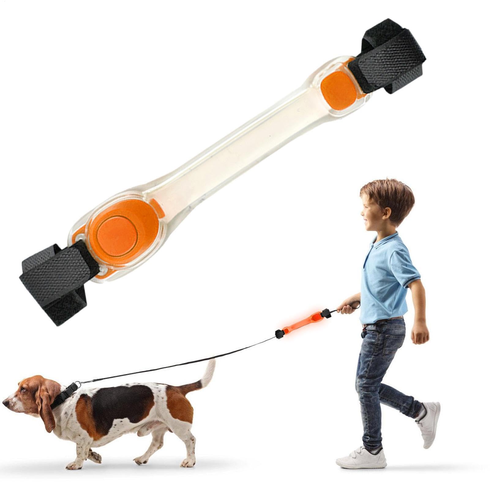 Flash Wristbands,Light Up Wristbands | Flashing Light Bracelets Glow In The Dark Reflective Armband Warning Lights For Walk The Dog