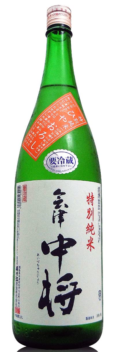鶴乃江酒造 会津中将 特別純米 ひやおろし 720ml