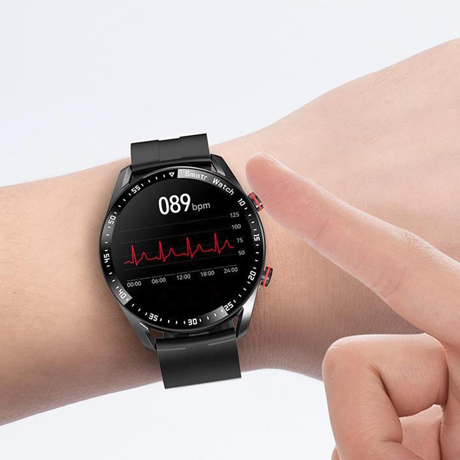 Bewinner Smart Watchs for Women Men, Smartwatch Touchscreen LCD da 1,5 Pollici LCD con Chiamata e Controllo Musicale, Orologi Tracker Fitness, IP67, Monitoraggio dei Passi