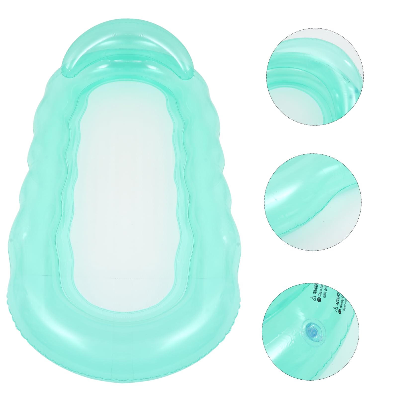 Pool Float Hammock Aufblasbare Wasserhängematte Für Erwachsene Tragbare Schwimmlounge Aus Bequem Und Einfach Zu Verstauen Für Pool Und Strand