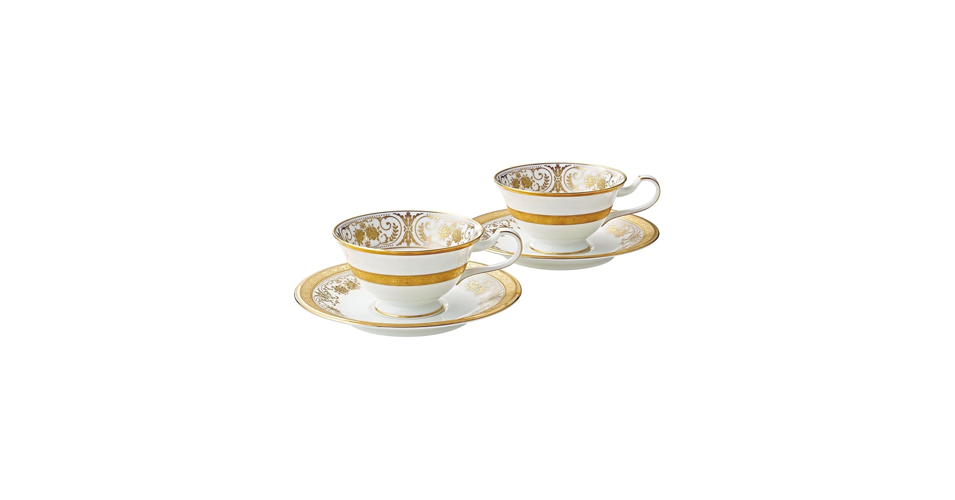 Noritake BONE CHINA クリスマス皿　 カップソーサー 2セット Amazon｜Noritake ノリタケ カップ & ソーサー ( ペアセット