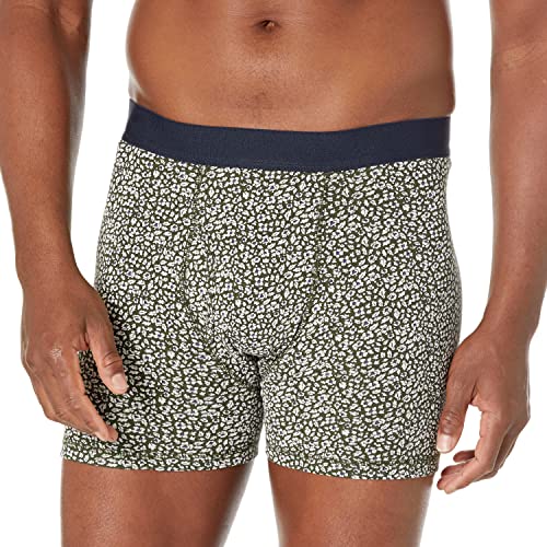 Image of Amazon Essentials Men's Breathable Cotton Boxer Briefs, Tag-Free, Pack of 5
