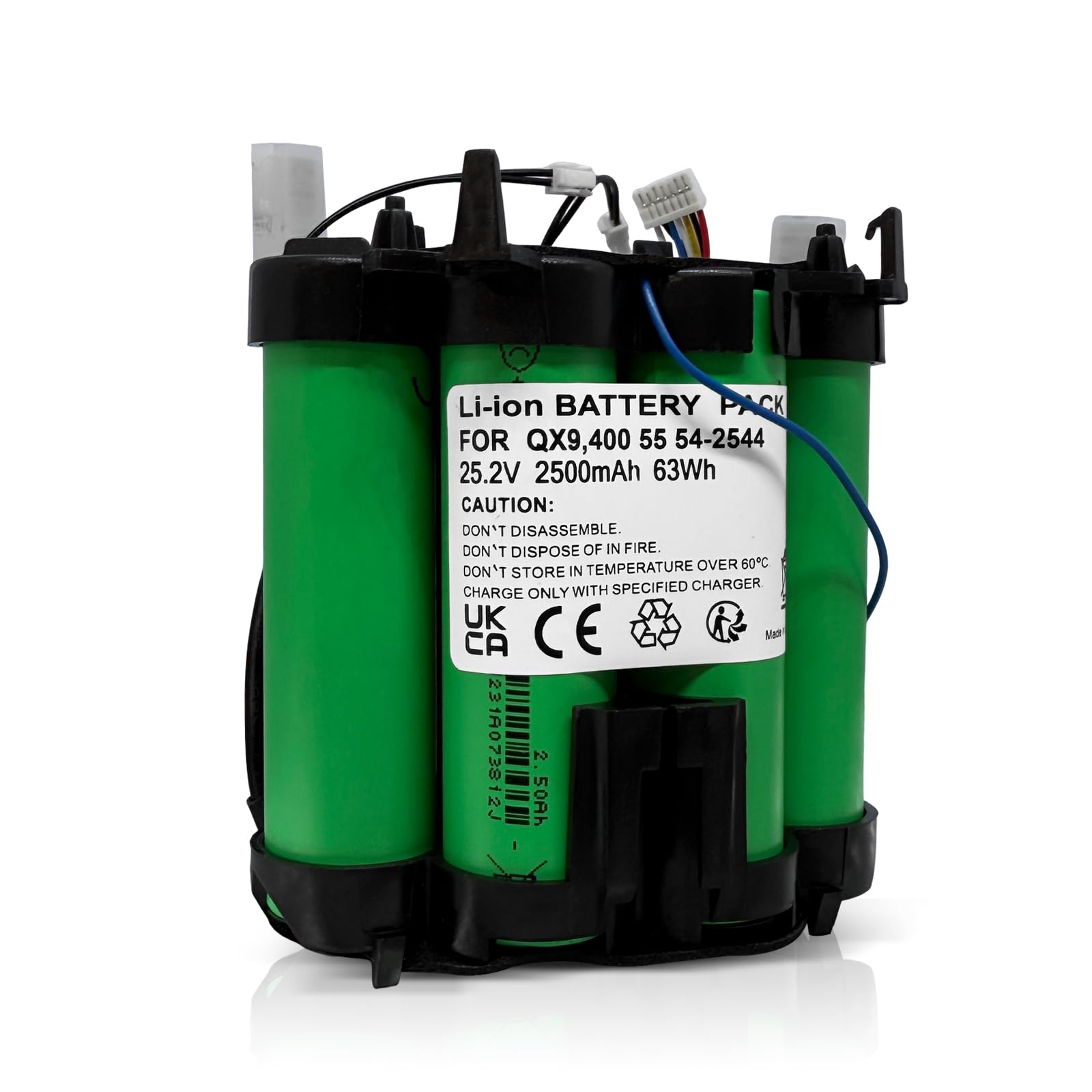 Batterie 25,2 V pour Aspirateur AEG QX9 & Electrolux Pure Q9 – Compatible Uniquement avec Modèles 25,2 V (Non Compatible 21,6 V)