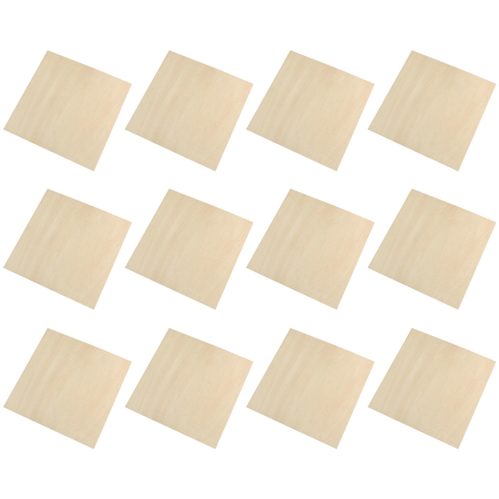 Piezas de madera para manualidades, manualidades de tilo sin terminar