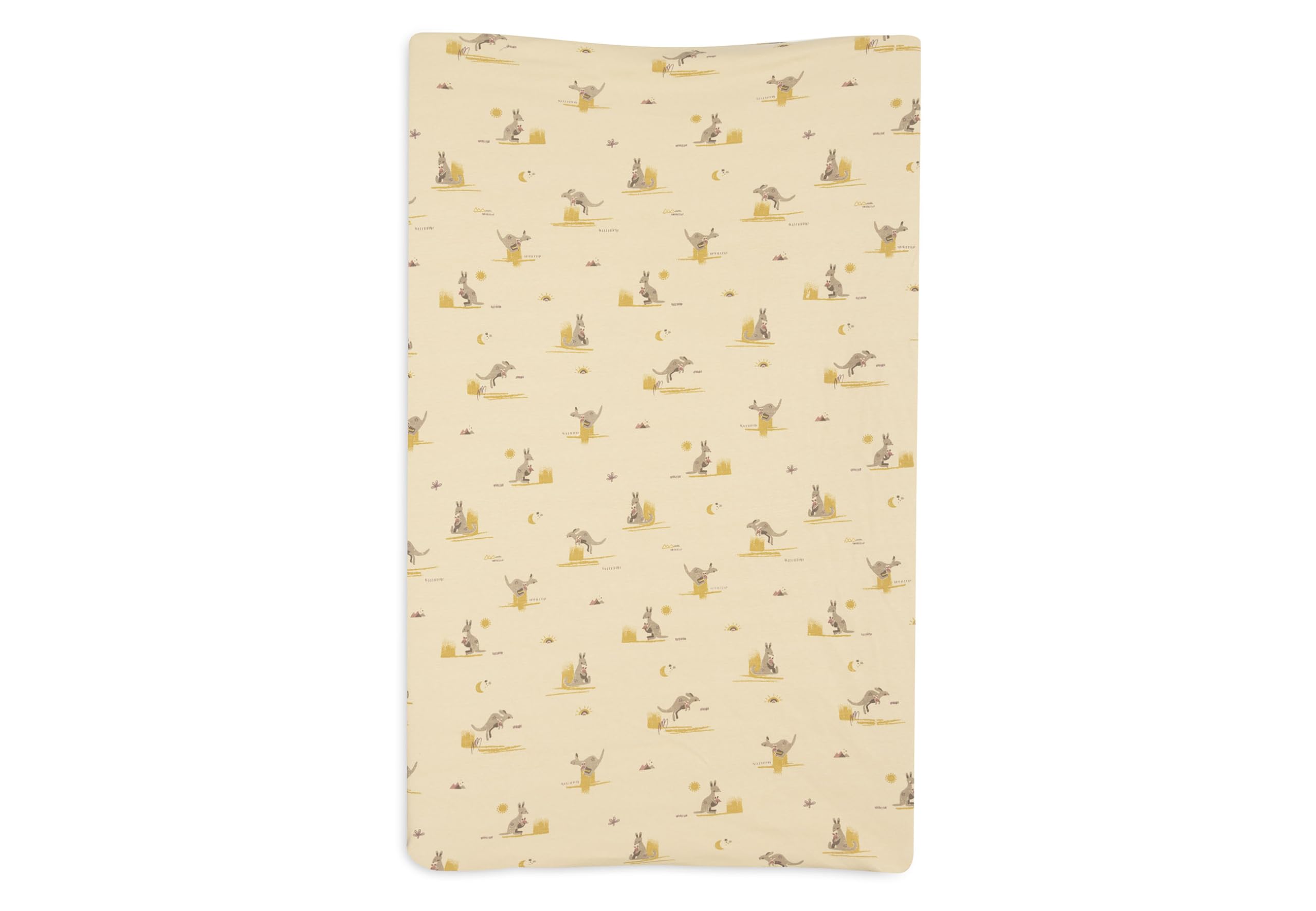 Jollein Funda para cambiador Jersey – Kangaroots – 50 x 70 cm – 100 % algodón – Certificado OEKO-TEX – Funda para cambiador