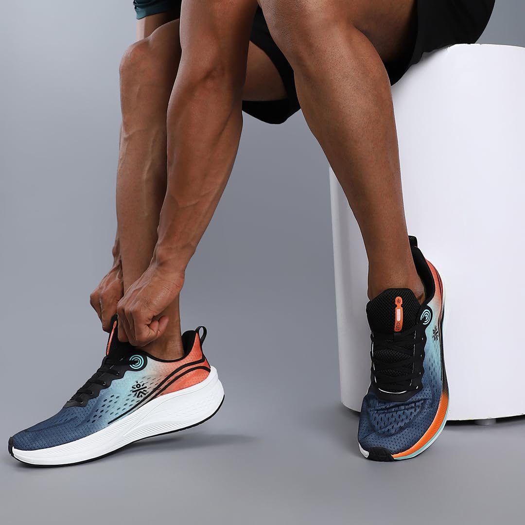 CULT Dynex - Tenis de correr para hombre, parte superior transpirable, comodidad acolchada, agarre antideslizante, ligeros para uso diario