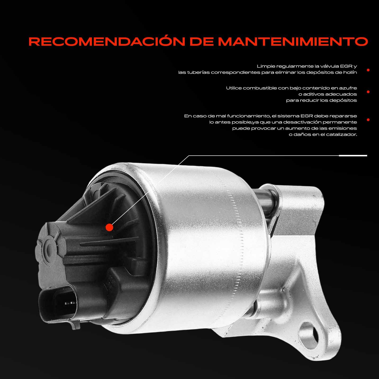 Frankberg Válvula EGR (válvula de recirculación de gases de escape) | Compatible con: Chispa, Caravana Astra G T98, Aveo/Kalos Hatchback T250 T255, Caravana Vectra B J96, Matiz M200 M250