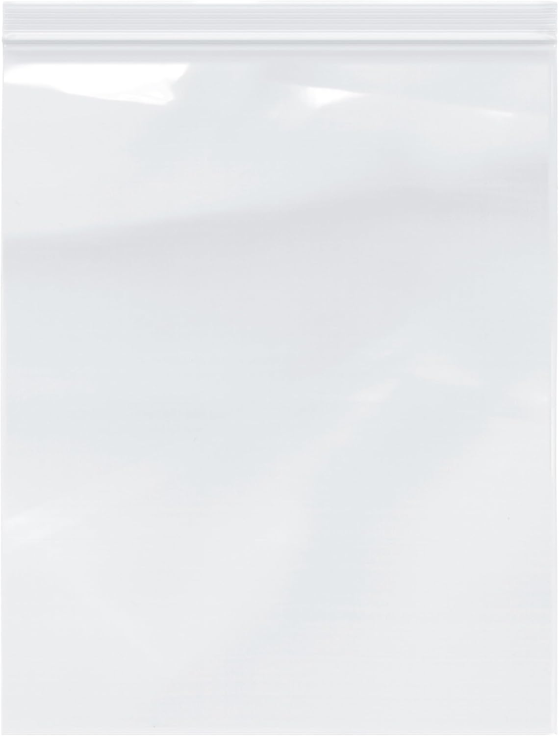 Plymor 12 x 15 (Case of 250), 6 Mil Industrial Duty Zipper Reclosable Plastic Bags