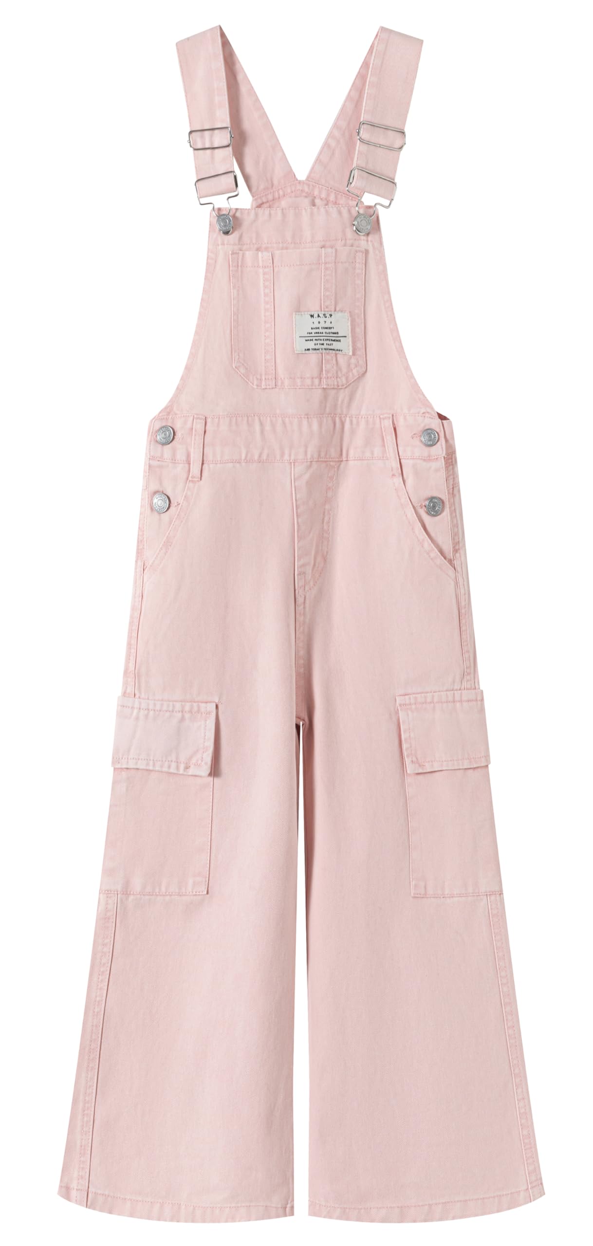 KIDSCOOL Big Girls Salopette Cargo in Jeans Tuta per bambini 6-14T