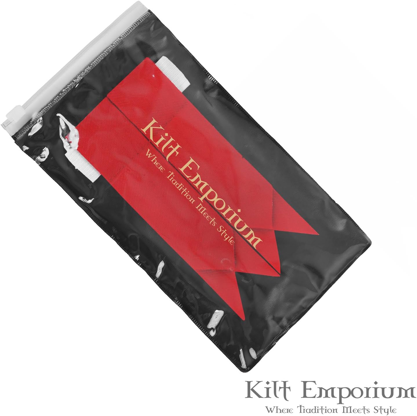 Adjustable Kilt Flashes for Men - Heavy Buckle, Plain & Tartan - Image 6