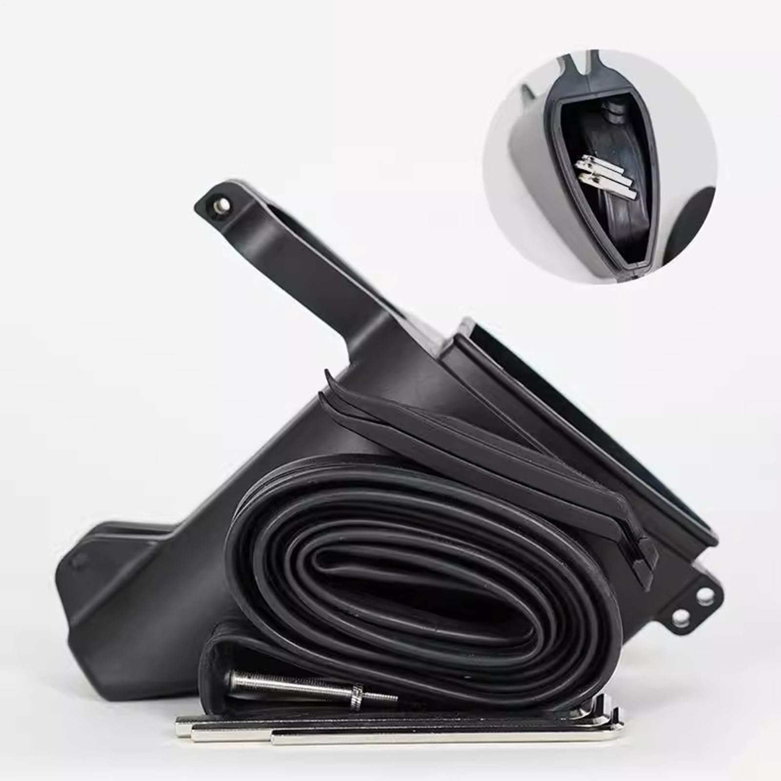 Borsa Da Sella Per Bicicletta - Confezione Con Zeppa Da Ciclismo Da 115 G 6,3x4,72 Pollici, Custodia Per Bicicletta, Contenitore Sottosella Con Design A Goccia In ABS Aerodinamico A Guscio Rigido | Ba