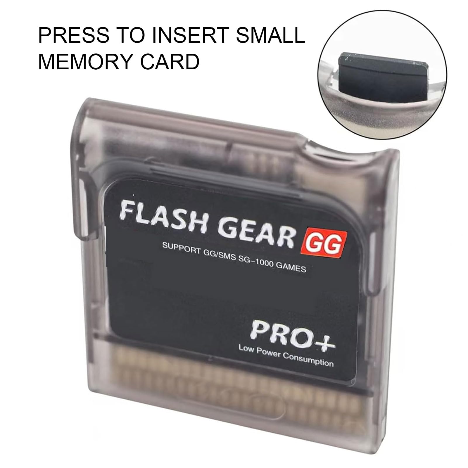 Cartuccia Flash per Videogiochi 600 in 1 per Console Game Gear Scheda di Memoria da 4 GB Supporta Console MD di Master Risparmio Senza Batteria