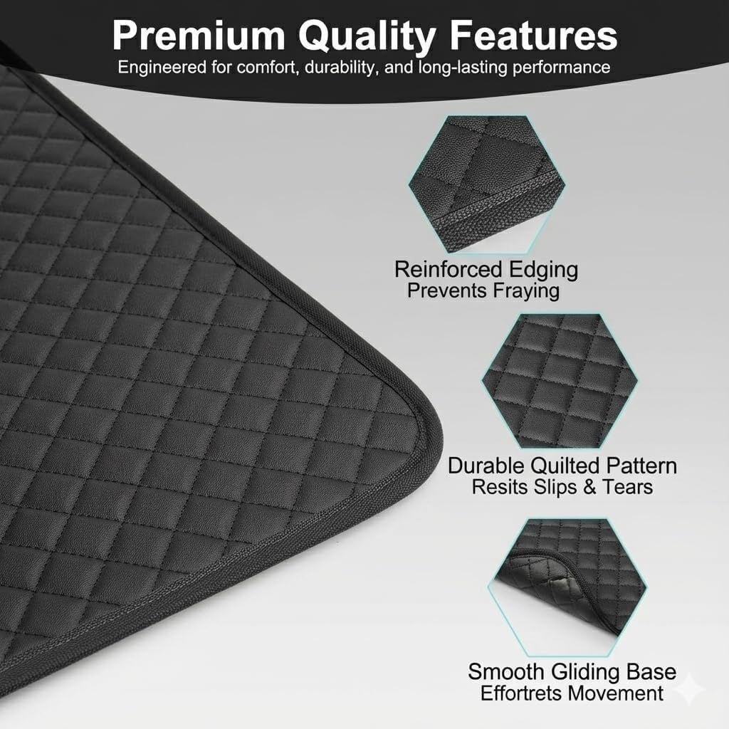 Magic Rolling Creeper Mat – Upgraded Heavy-Duty 2.5 lbs, Under Car Repair Mat with Thicker Denser Material, 60"x28" Portable Foldable Mechanics Rolling Pad, Storage Bag Included for Low Clearance