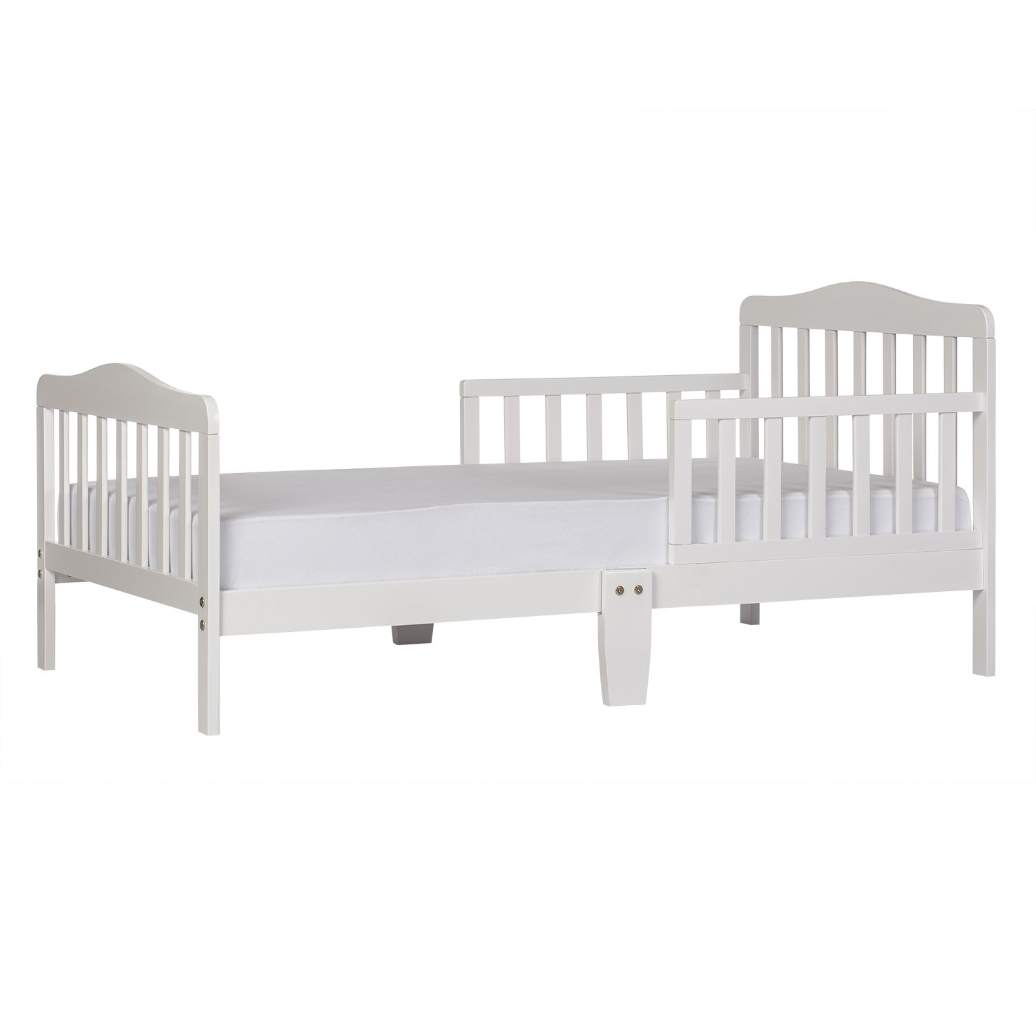 Dream On Me Classic Toddler Bed in White
