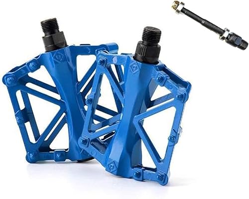 Miniatura 6 de Pedales de bicicleta de vuelo libre - Pedales de bicicleta con rodamiento de aluminio con 16 pasadores antideslizantes - pedales de plataforma