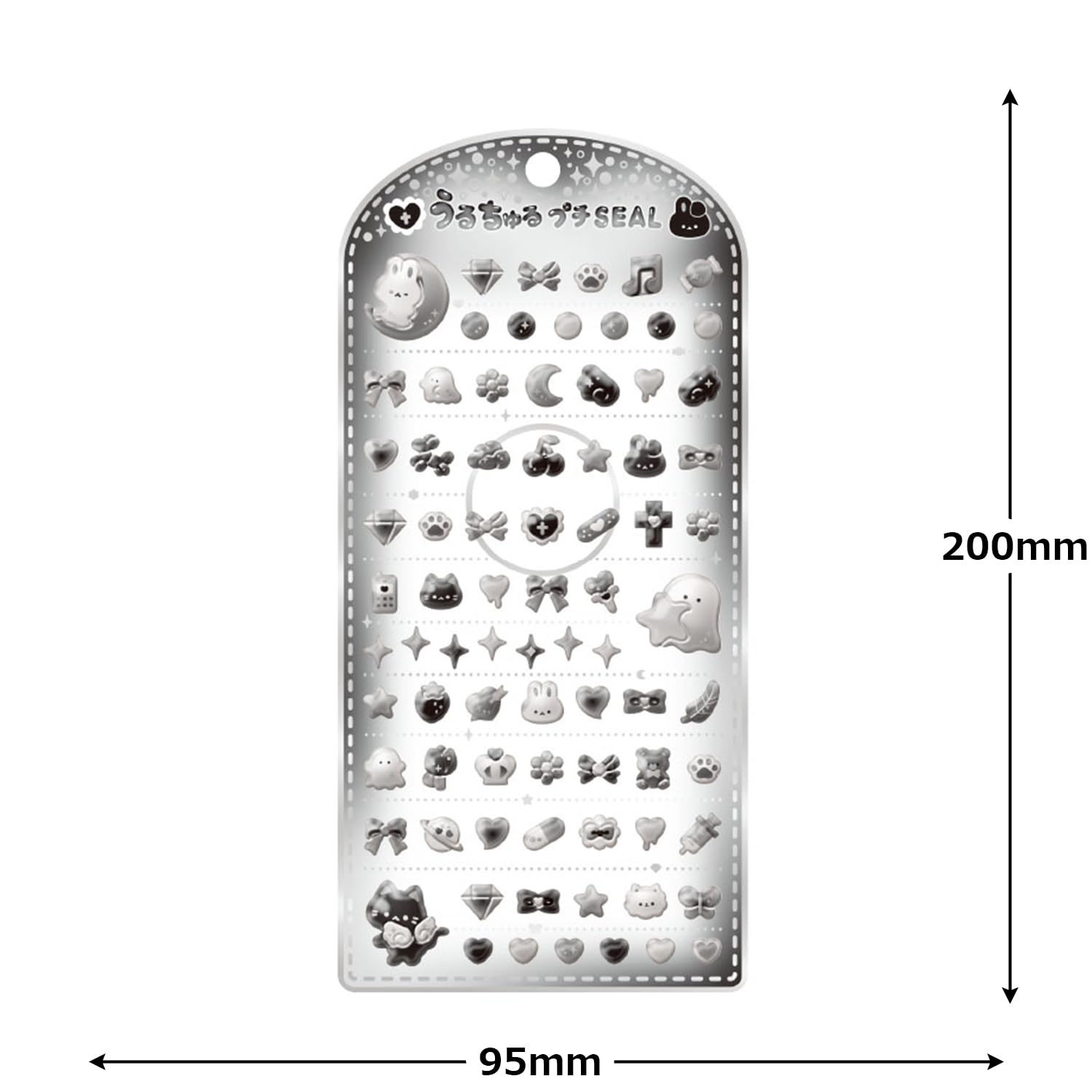 Amazon.co.jp: クラックス CRUX うるちゅる プチシール ブラック
