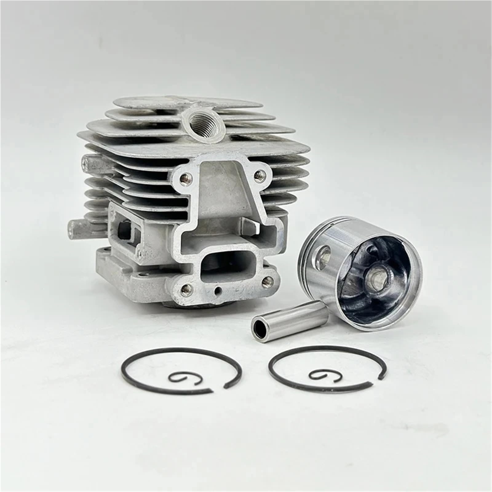 Zestaw cylindrów 42,5 mm pasuje do Kawasaki Tj45 Tj45e Kbl45 45,4 cm3 1,8 KM cylinder z pierścieniem tłokowym zaciski montażowe części do kosy spalinowej