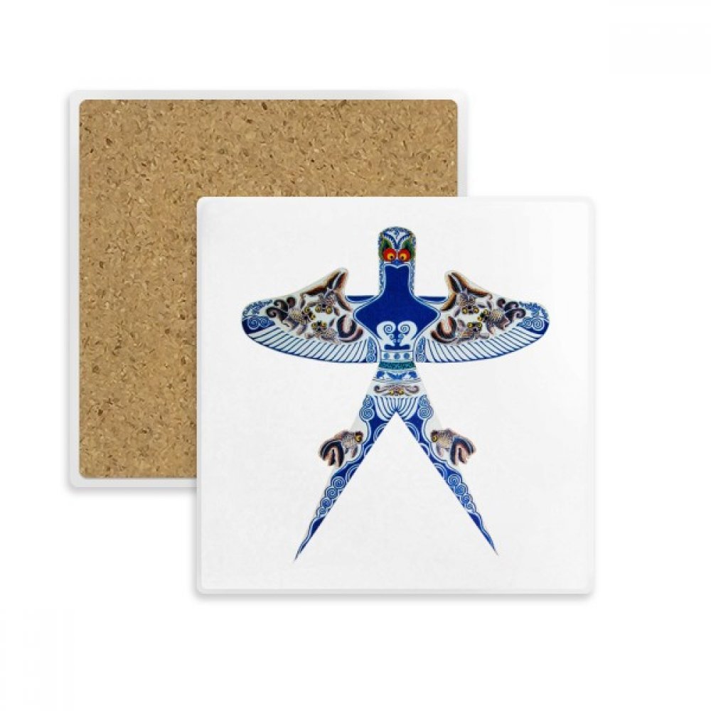 Coaster cerf-volant chinois absorbant pour éliminer les traces de condensation