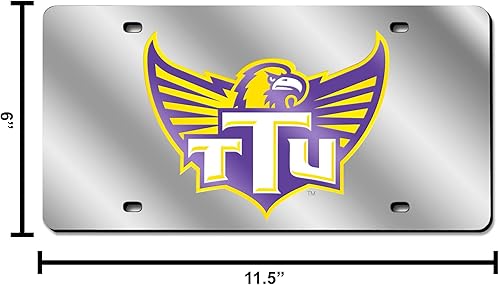 Miniatura 524 de Rico Industries Placa de matrícula de metal con incrustaciones láser de Florida Gators de la NCAA plateado,Alternativo,Negro -,Negro/Plata,Azul,azul