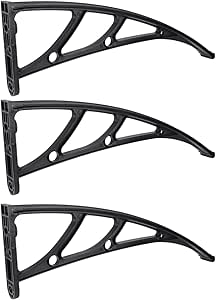 Supporto A Scatto Per Tende - Staffa Plastica Per Montaggio A Soffitto, Gancio Profilo DK.160.000 - Foto 5