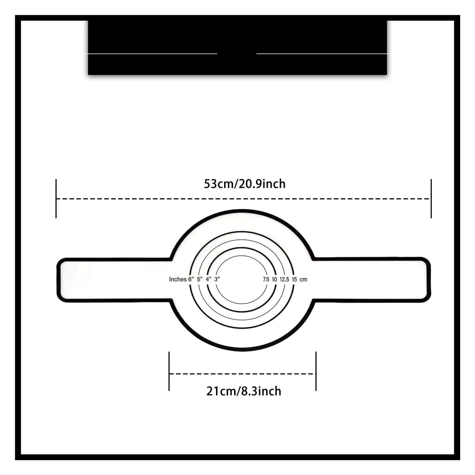 Wiederverwendbare Silikon-Brotschlinge mit langen Griffen, Antihaft-Backmatte(Mixed 2PCS Set)
