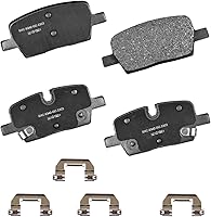 Vista 122 de Pastillas de freno traseras cerámicas Bendix Premium SBC1337 para Cadillac CTS 2014-2008, SRX 2016-2010, Chevrolet Camaro 2015-2010, Saab 9-4X 2011
