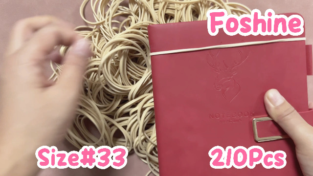 Amazon.com : Foshine Rubber Bands 200Pcs Size32 Elastic Band Beige