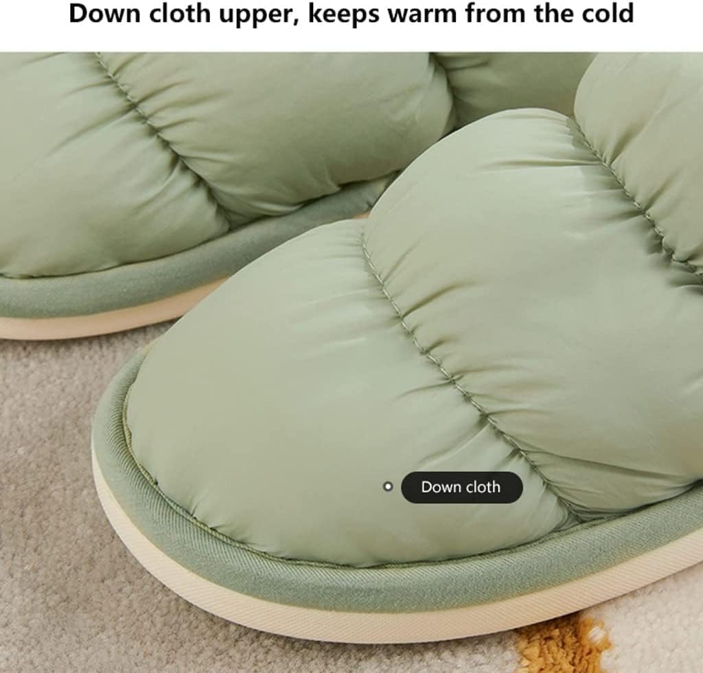 OLOTU Winter Slippers Arctic Velvet Cotton Shoes Breathable Women's Indoor Warm House Winter High Density Soft Bottom Anti-Skid Cotton House Slippers Comfy