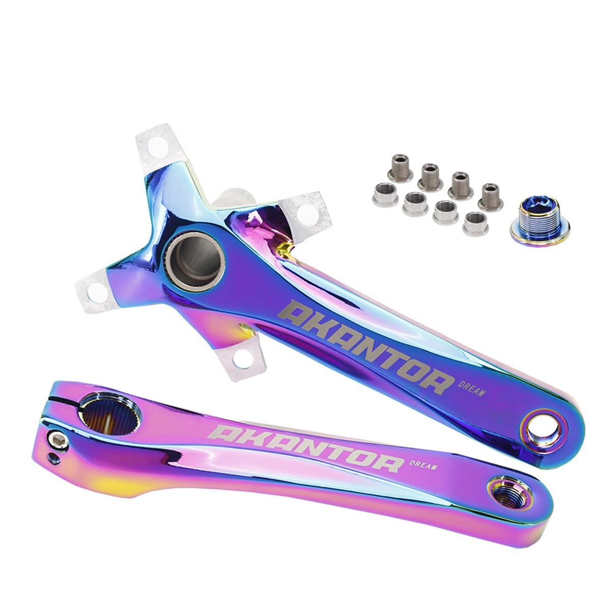 Korba rowerowa, 104BCD rower drążony zintegrowany zestaw ramienia korbowego 32T/34T/36T/38T wąska szeroka tarcza korbowa ze stopu aluminium 170 mm zestaw korbowy górski