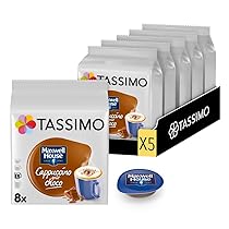 Tassimo Cioccolato Cappuccino Beve Maxwell 5 PACCHETTI X 40 PORZIONI)