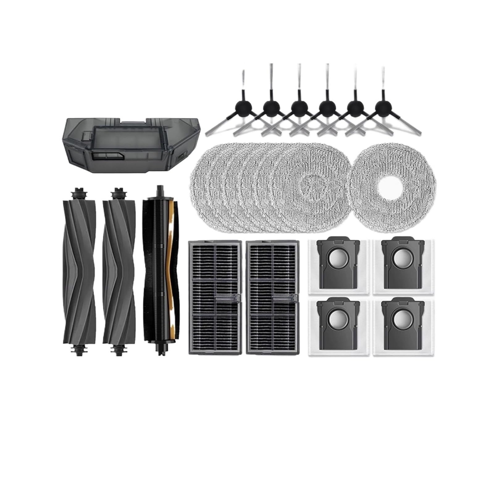 Cepillo Rodante For Aspiradora, Compatible Con MOVA, Accesorios De Repuesto E30, Cepillo Giratorio(Combination Pack4)