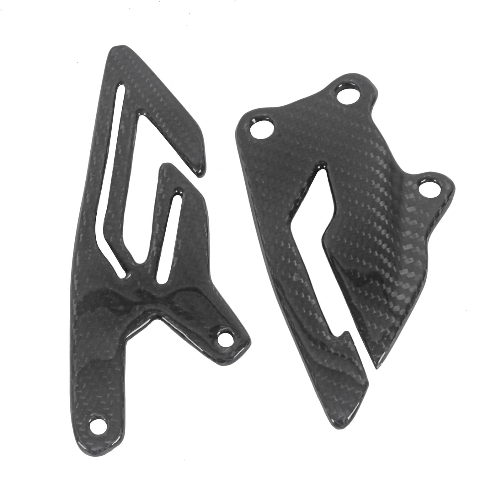 Plaques de repose-pieds Yamaha R1 en carbone idéal pour les sorties sur circuit