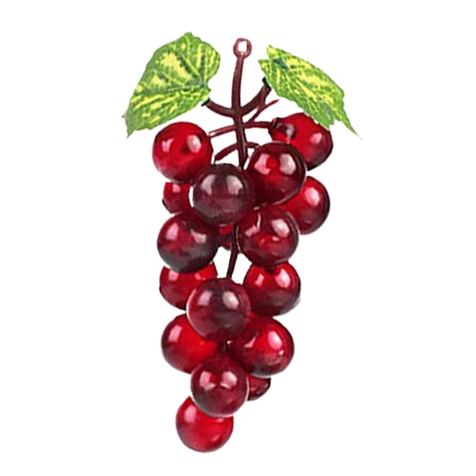 MZSKLW Fake Fruit Artificial Grapes 18pcs Realistic Table Decoration Of Fake Grape Bundles Party Home Wedding Decor(Color1)
