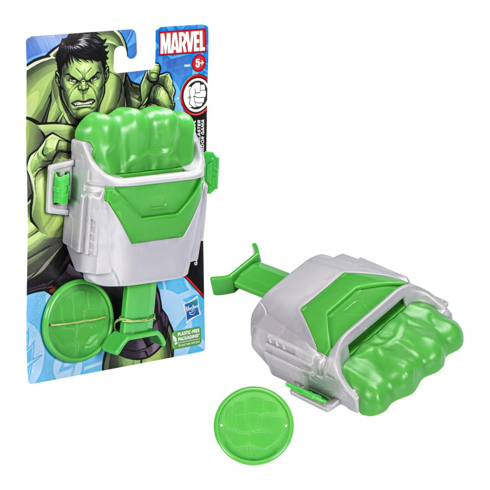 Marvel, Lança Disco Hulk Gamma Blaster, Verde e Cinza : Amazon.com