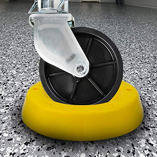 VaygWay Trailer Tongue Jack Wheel Dock Heavy Duty Yellow Wheel