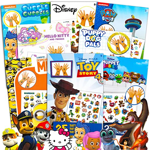 Kids Temporary Tattoos for Girls Boys Bulk Assortment Bundle Includes