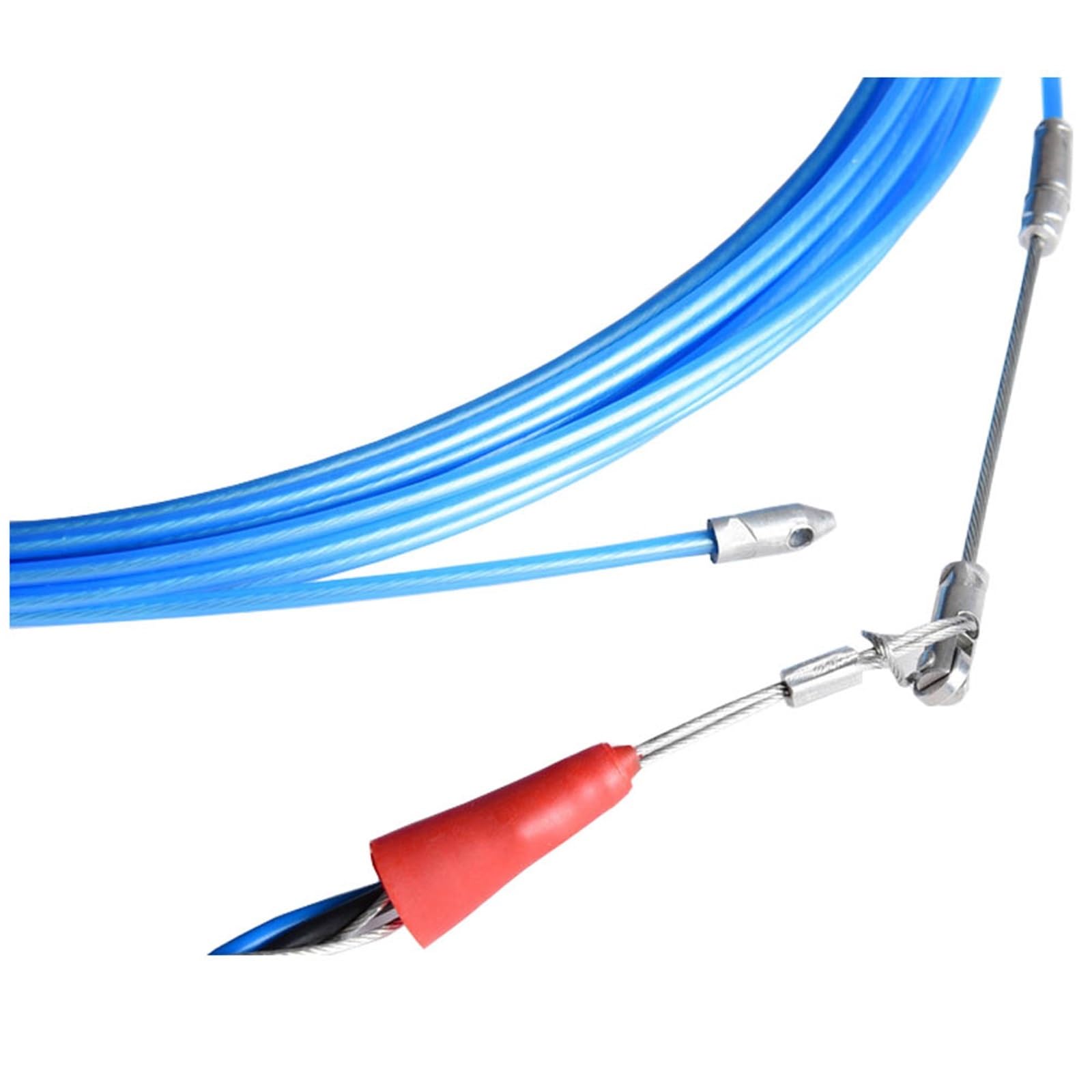cable eléctrico, Extractor de cable alambre 10, 20 y 30 metros, extractor cinta pescado eléctrica, dispositivo guía acero plástico for electricistas(30meter)