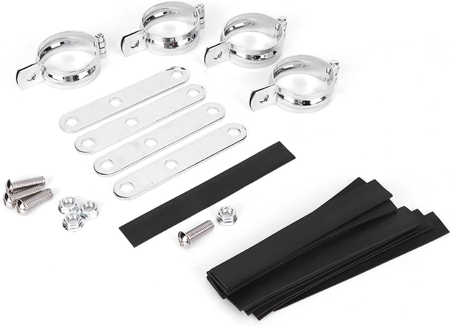 R Headlight Bracket Fork Mounting Clamp Universal Accessory Fit for and Attention to These Built Last Brackets Longlasting Reliability Whether Riding Streetfighter (41-51mm)
