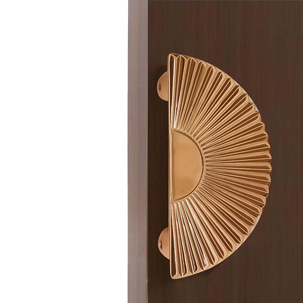 VOLO Main Door Handle/Door Handles for Main Door/Glass Door Handle/Pull Handles, for Home/Office/Hotels(Model- S-615) (Pack of 1 Set) (96 MM, PVD Rose Gold)