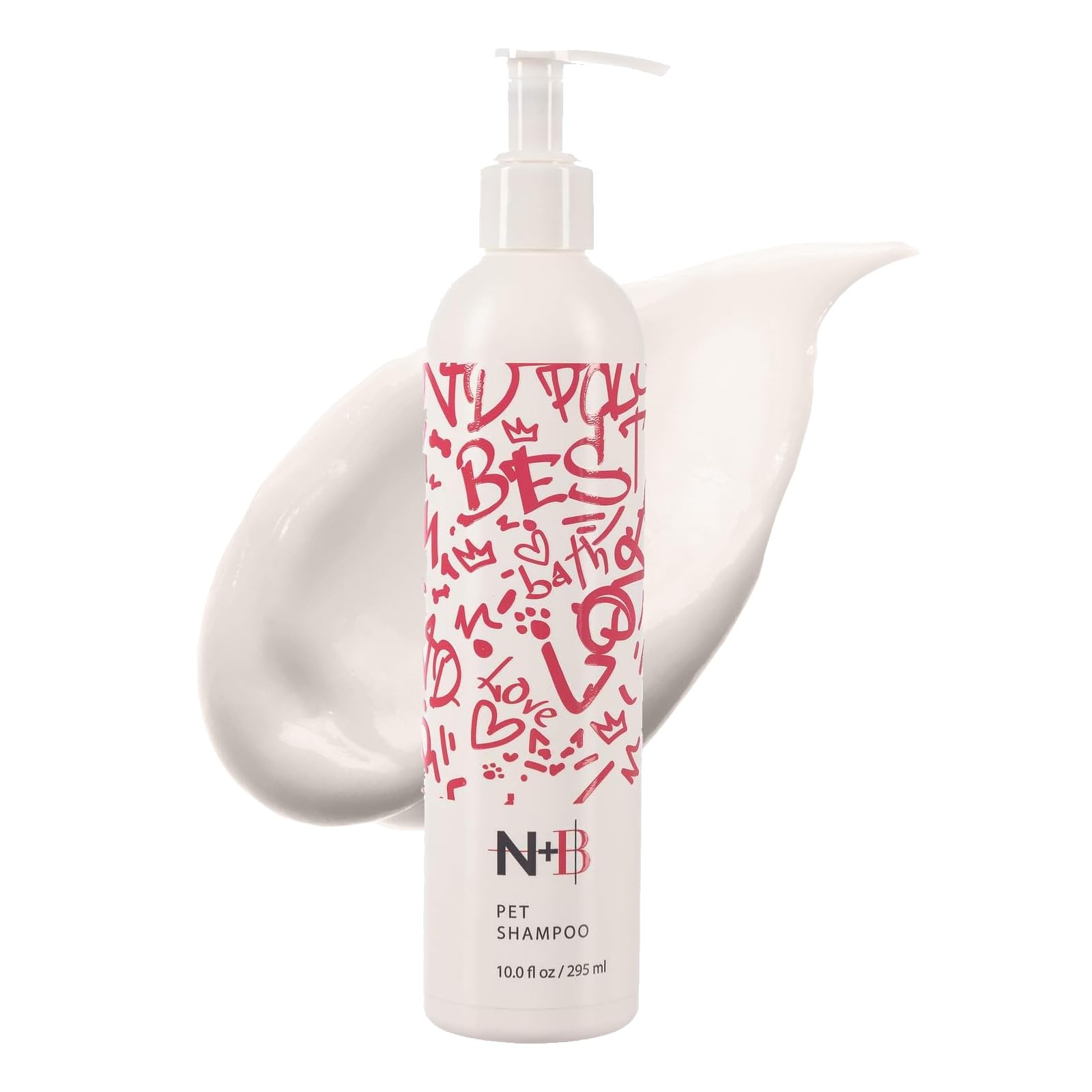 N+B Dog Shampoo | Shampoo for Dogs w/Coconut Oil, Organic Aloe Vera & Argan Oil | Grooms & Enhances Coat & Fur’s Natural Shine | Anti-Itch, Hypoallergenic, Eliminates Odor | 10oz