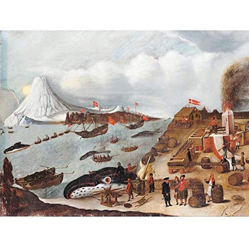 Abraham Speeck Danish Whaling Station Art Print Canvas Premium Wall Decor Poster Mural