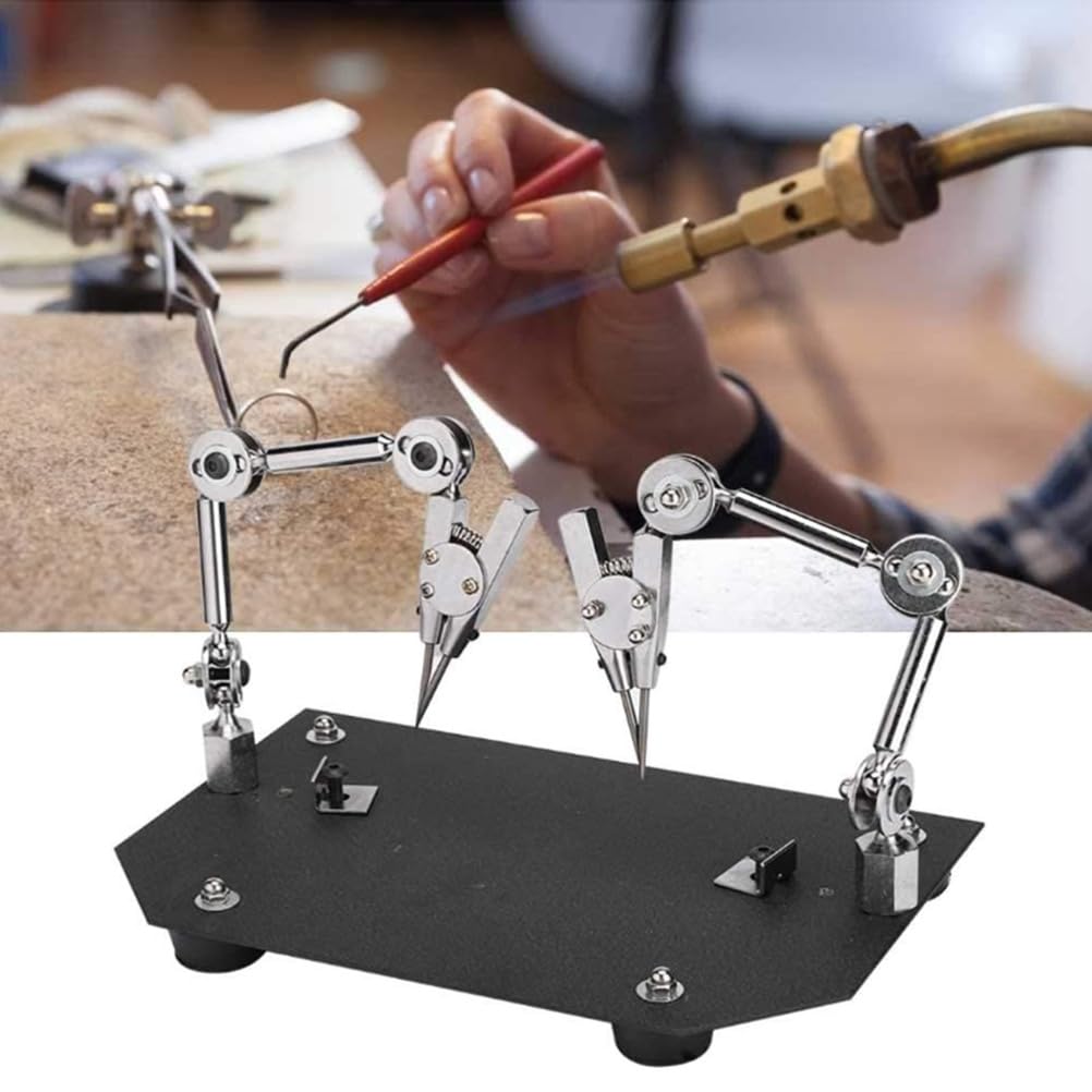 Clip de soldadura multifuncional, herramienta auxiliar para hacer y reparar joyas, abrazadera de acero segura para trabajos de precisión