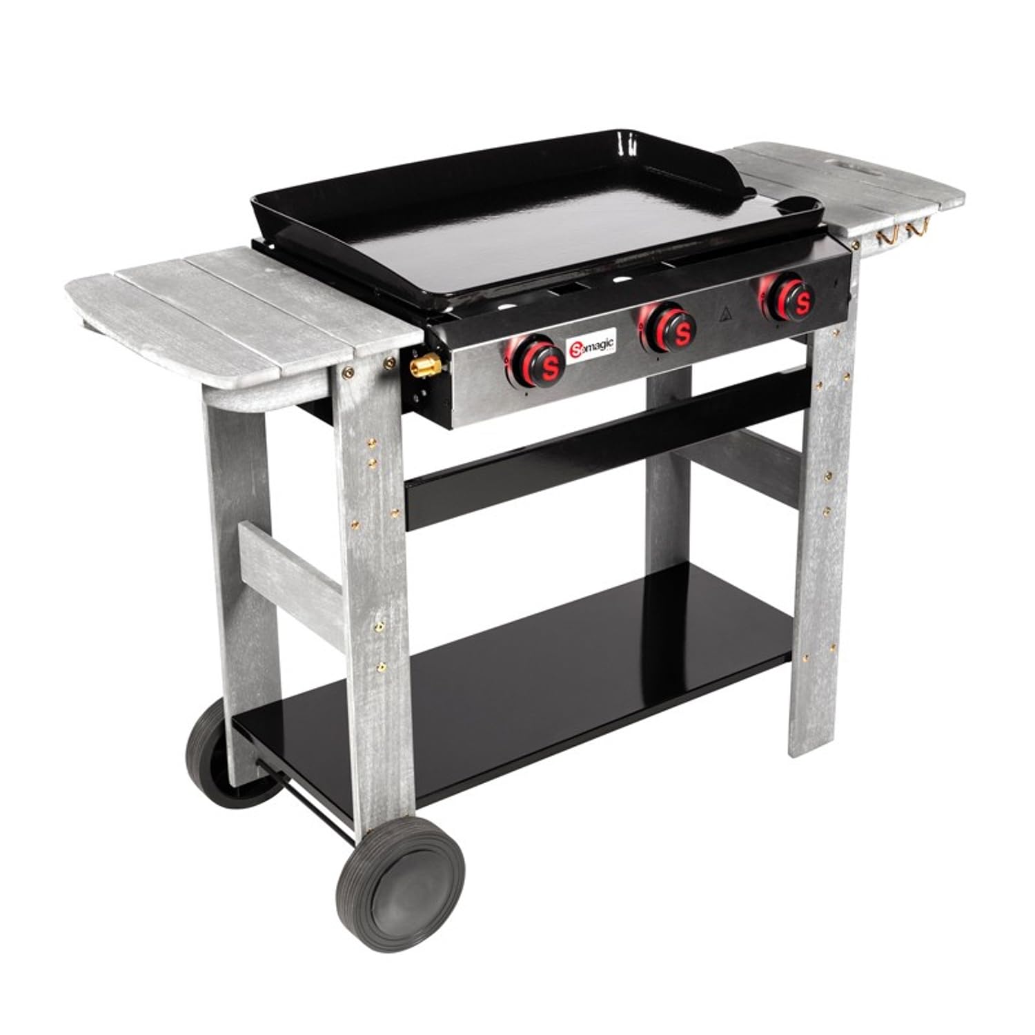 Somagic Plancha de Asar a Gas San Sebastian 3 quemadores 8kW