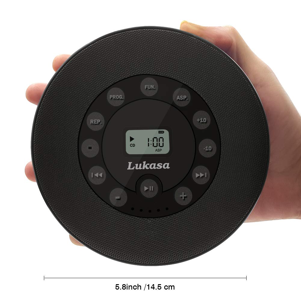 Buy Lukasa Portable Bluetooth CD Player Builtin Speaker Stereo