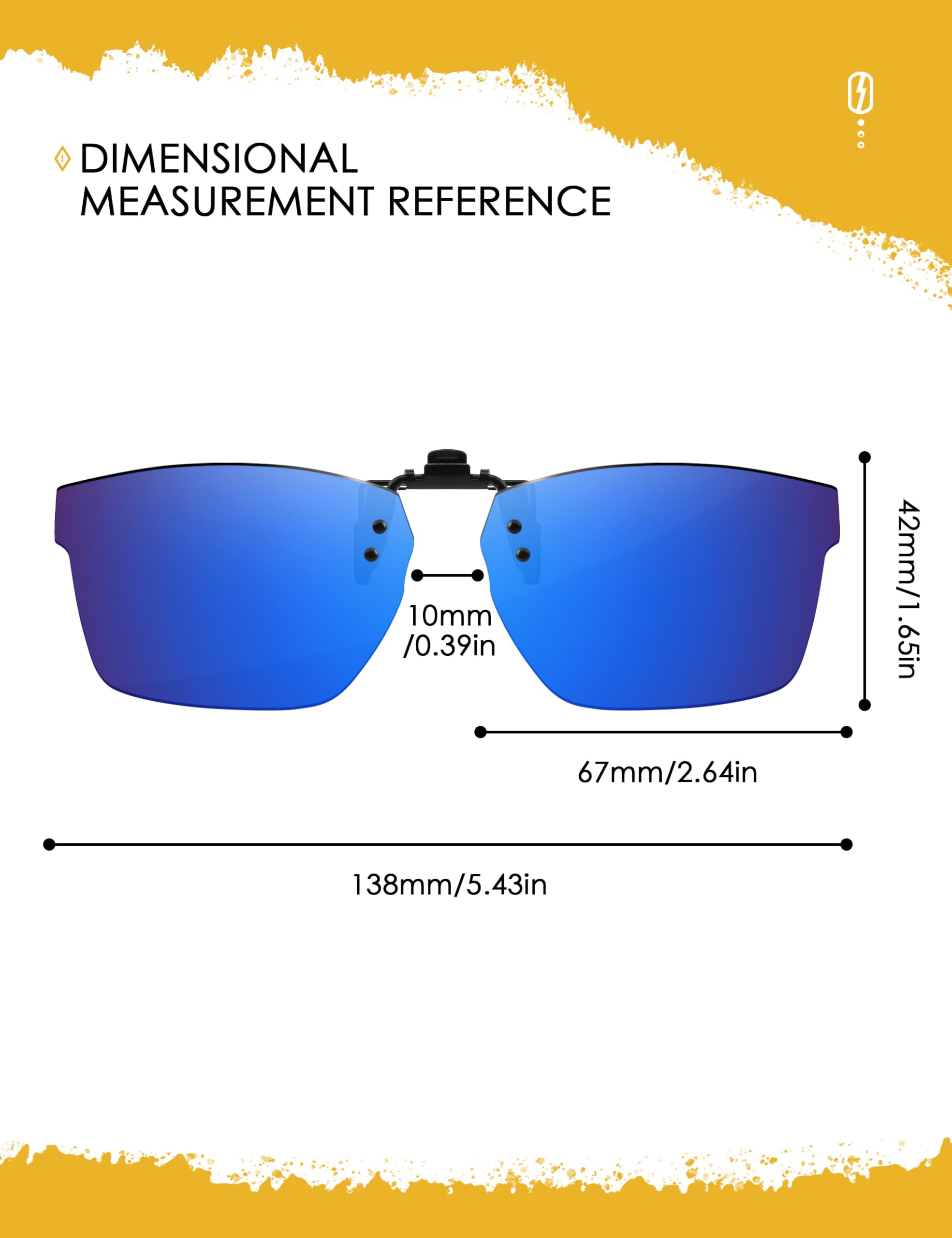 Gafas de sol polarizadas con clip para Oakley Hex Jector (A) OX8174F de 56 mm, protección UV y ajuste seguro