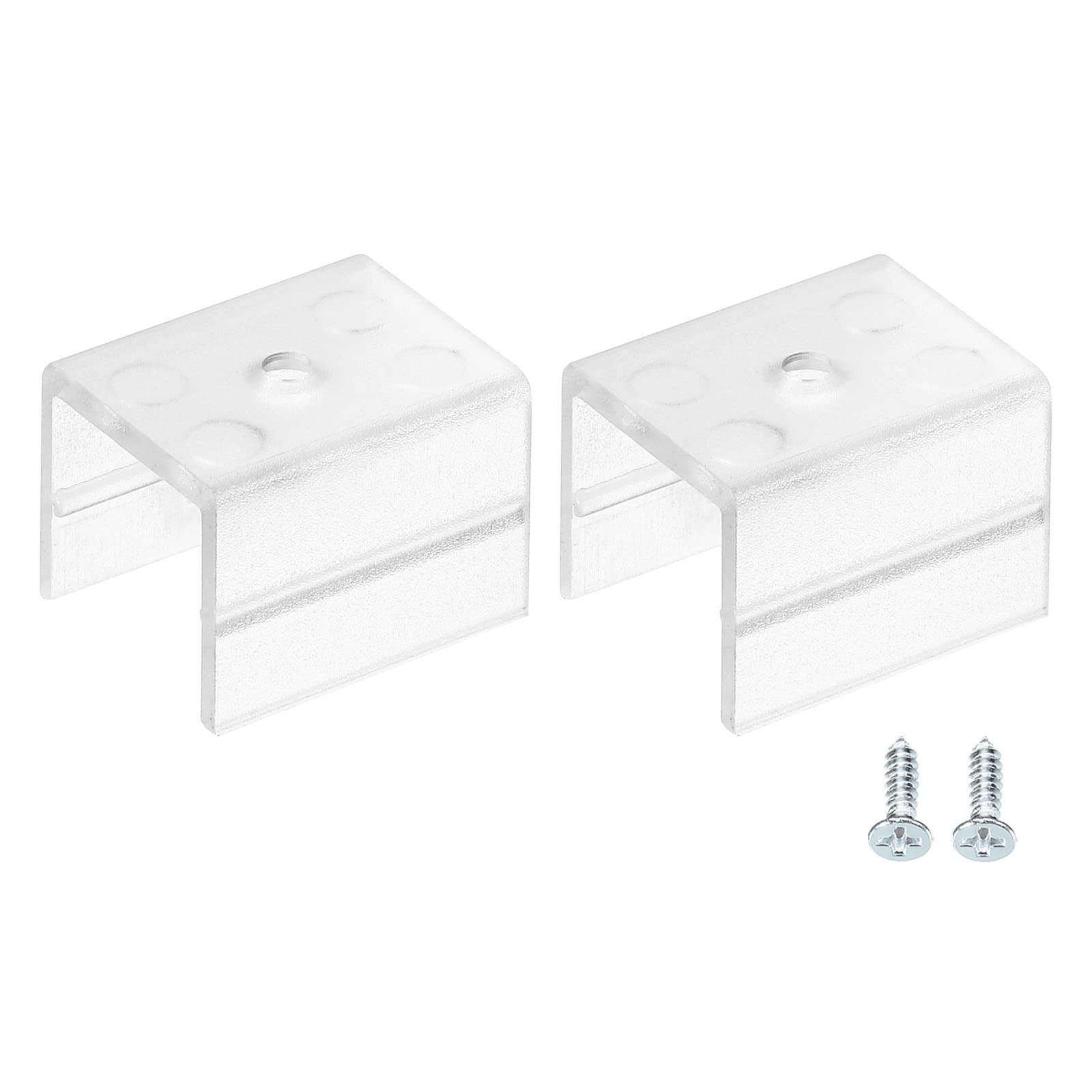 MECCANIXITY Rope Light Mounting Clips, 50 Pack Wall Channel Mounting Holder Accessories for 11.9mm to 12.4mm Waterproof LED Strip, Translucent — Amazon image 19
