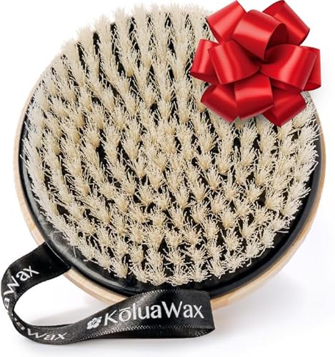 KoluaWax Exfoliating Brush, Body Scrubber for Wet or Dry