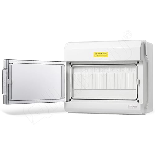 Miniatura 6 de QILIPSU Caja de disyuntor UL94-V0 de 9 vías IP65 Impermeable PCABS Aleación Plástico MCB Panel Recinto de distribución de energía solar con carril