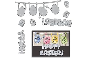 Easter Egg Die Cuts for DIY Scrapbook Making